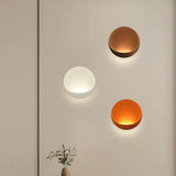 Modern Minimalist Round Aluminum LED Wall Sconce Lamp Indoor Wall Lights Bedroom