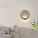 Modern Minimalist Round Aluminum LED Wall Sconce Lamp Indoor Wall Lights Bedroom