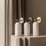 Dome Cloud Marble & Solid Copper Wall Sconce
