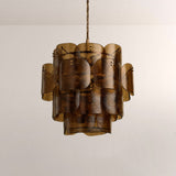 Blaire Tiered Blown Glass Chandelier