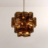 Blaire Tiered Blown Glass Chandelier