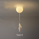 Cartoon Bear Ceiling Lamp for Children's Bedroom Lamps Boy Girl Balloon Lights
