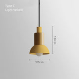 Colorful Scandinavian Style Hanging Modern Pastel Pendant Lamps