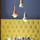 Colorful Scandinavian Style Hanging Modern Pastel Pendant Lamps
