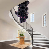 DIY Color Grapes Glass Chandelier Lighting