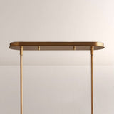 Daphil Linear Metal Drum Chandelier