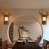Farmhouse & Cabin Decor Single Light Antler Sconce - Multi-Color Finish