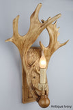 Farmhouse & Cabin Decor Single Light Antler Sconce - Multi-Color Finish