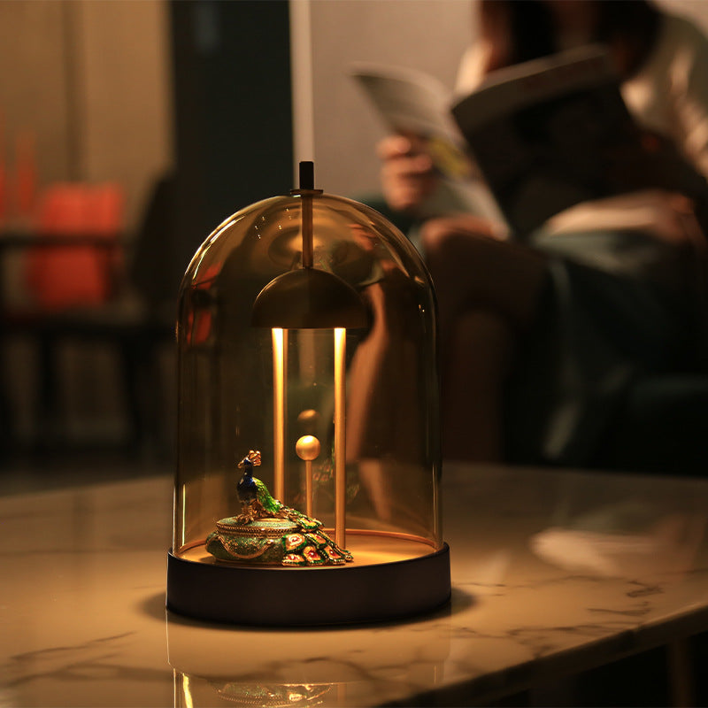 Festival Gift LED Table lamp Recharge Battery Touch Dimmer Metal ...
