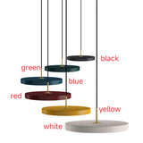 Macaroon Disk Pendant Light Ceiling Lamp Down light LED Halo