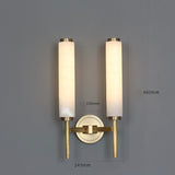 Marble Solid Brass Sconce Wall Lamp Lights Vanity Lighting Mid Century Sconce