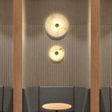 Modern LED Disc Marble Wall Sconce Indoor Decorative Lighting