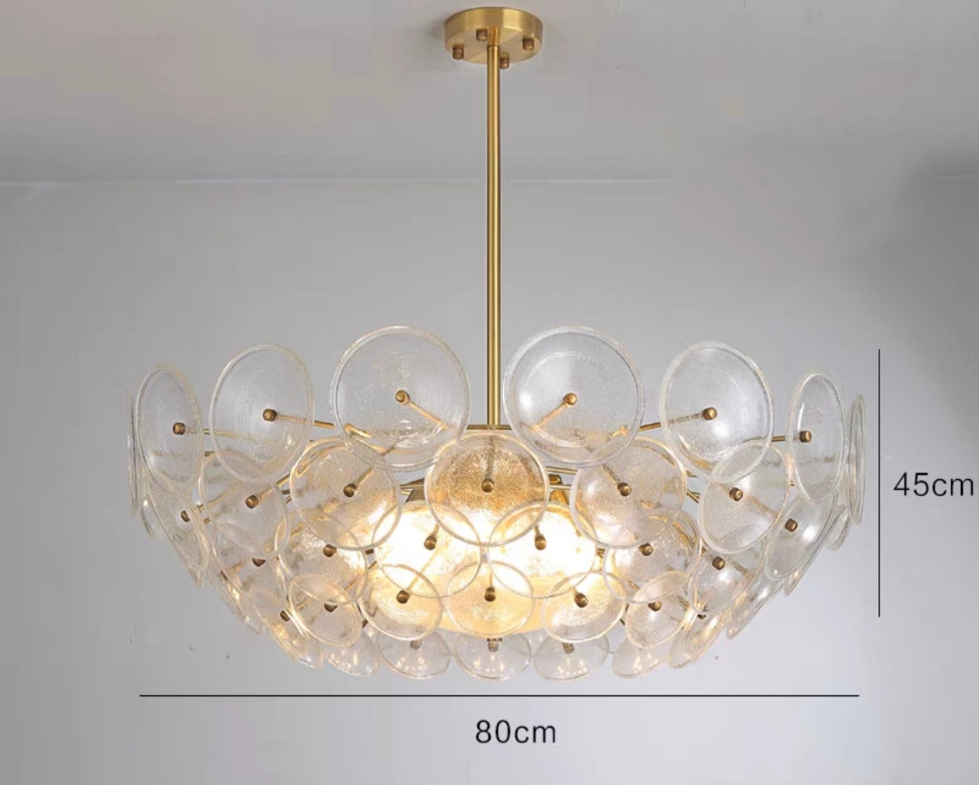 6/8-Light Bubble Glass Sputnik Chandelier Ambient Light | heparts