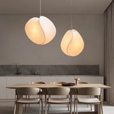 Intersecting Form Art Silk Fabric Pendant Light