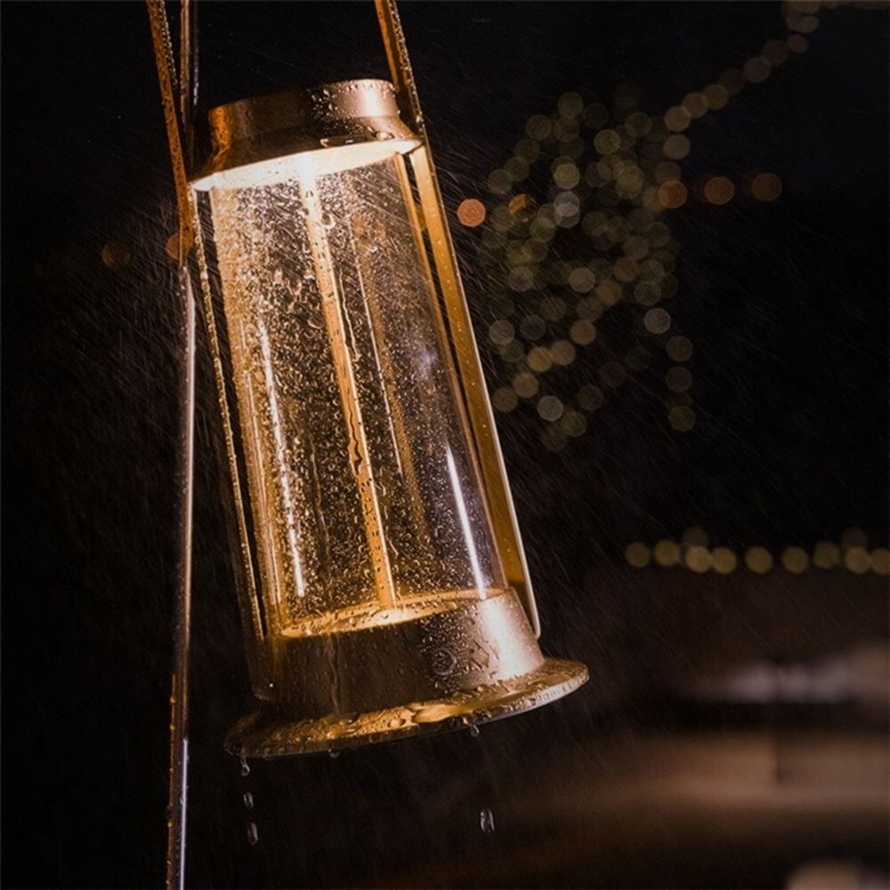 LED Camping Lantern, 6000mAh Rechargeable Battery Camping Light, IP55  Waterproof Outdoor Table Lamp, 4-Way Dimmable Portable Lamp