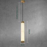 LED Copper Marble  Pendant Lights Counter Small Droplight Hanging Chandelier