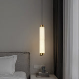 LED Copper Marble  Pendant Lights Counter Small Droplight Hanging Chandelier