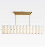 Larin Glass Linear Chandelier 55"