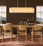Larin Glass Linear Chandelier 55"