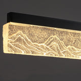 Resin Led Chandelier Dimmable 3 Color Mode & Brightness Modern Ceiling Light Fixtures 90-265V
