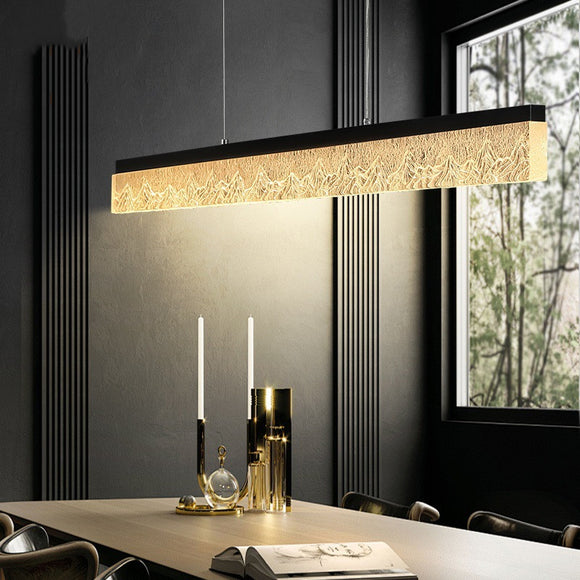 Resin Led Chandelier Dimmable 3 Color Mode & Brightness Modern Ceiling Light Fixtures 90-265V