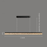 Resin Led Chandelier Dimmable 3 Color Mode & Brightness Modern Ceiling Light Fixtures 90-265V