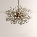 Lunaria Ceramic Leaves Chandelier 42"D