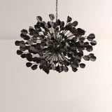 Lunaria Ceramic Leaves Chandelier 42"D