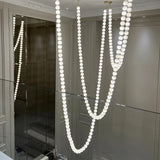 DIY Acrylic Balls Pearl Luxurious Pearl Necklace Chandelier