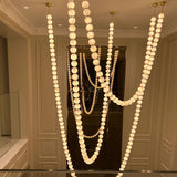 DIY Acrylic Balls Pearl Luxurious Pearl Necklace Chandelier