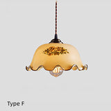 Mini Glass Pendant LED Light Vintage Style - Bulb Included