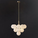 Modern Brass Bubble Ball Lighting Marais Glass Globe Dimmable Tiered Chandelier