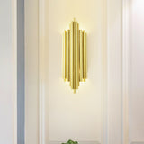 Modern Gold Wall Light Interior Tubular Creative  Elegant Light Fixture