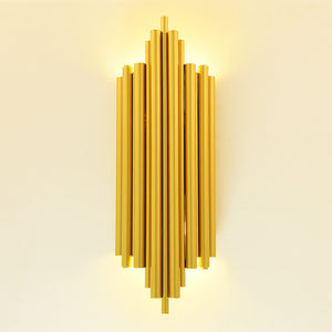 Modern Gold Wall Light Interior Tubular Creative  Elegant Light Fixture