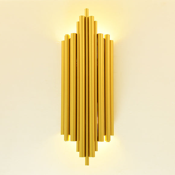 Modern Gold Wall Light Interior Tubular Creative  Elegant Light Fixture