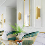 Modern Gold Wall Light Interior Tubular Creative  Elegant Light Fixture