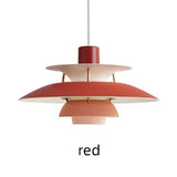 Modern Light Fixture Lighting Creative Umbrella Chandelier Pendant Lights  Aluminum Minimalist Ceiling Lighting
