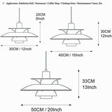 Modern Light Fixture Lighting Creative Umbrella Chandelier Pendant Lights  Aluminum Minimalist Ceiling Lighting
