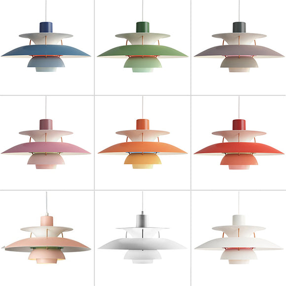 Modern Light Fixture Lighting Creative Umbrella Chandelier Pendant Lights  Aluminum PH Minimalist UFO Ceiling Lighting