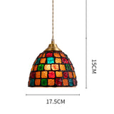 Modern Mini Glass Pendant Light  Island  Ceiling Pendant Light Fixture Stained Glass Hanging Lamp