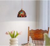 Modern Mini Glass Pendant Light  Island  Ceiling Pendant Light Fixture Stained Glass Hanging Lamp