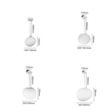 Modern Minimalist Pebble Shaped Glass Pendant Light – Creative Frosted Stone Hanging Lamp