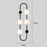 Modern Multi Globe Glass Ball Wall Light Mounted Light Creative Sconce Lighting