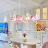 Modern Murano Glass Chandelier - Luxury RoundLinear Pendant Light