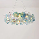 Modern Murano Glass Chandelier - Luxury RoundLinear Pendant Light