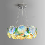 Modern Murano Glass Chandelier - Luxury RoundLinear Pendant Light