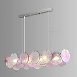 Modern Murano Glass Chandelier - Luxury RoundLinear Pendant Light