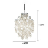 Modern Shell Chandelier Restaurant Lights Aisle Mount FrameTraditional Pendant Lighting