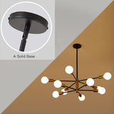 Modern Sputnik Chandelier Adjustable Light Mid-Century Pendant lighting