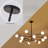 Modern Sputnik Chandelier Adjustable Light Mid-Century Pendant lighting